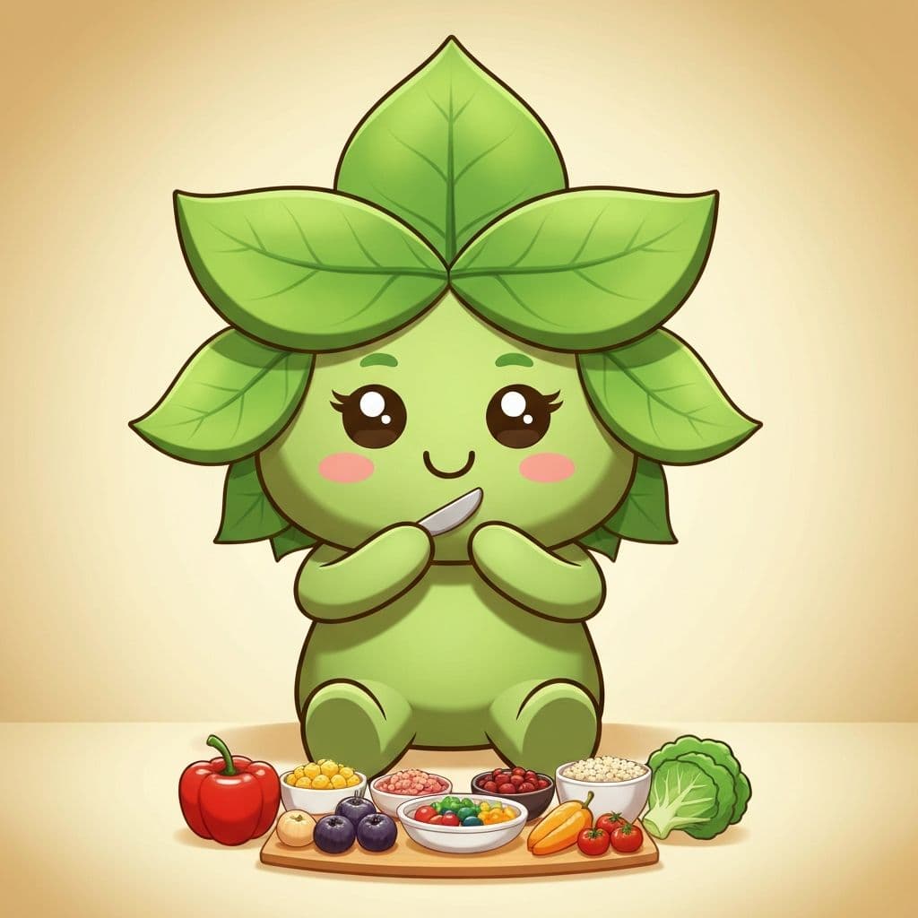 Overeating support mascot